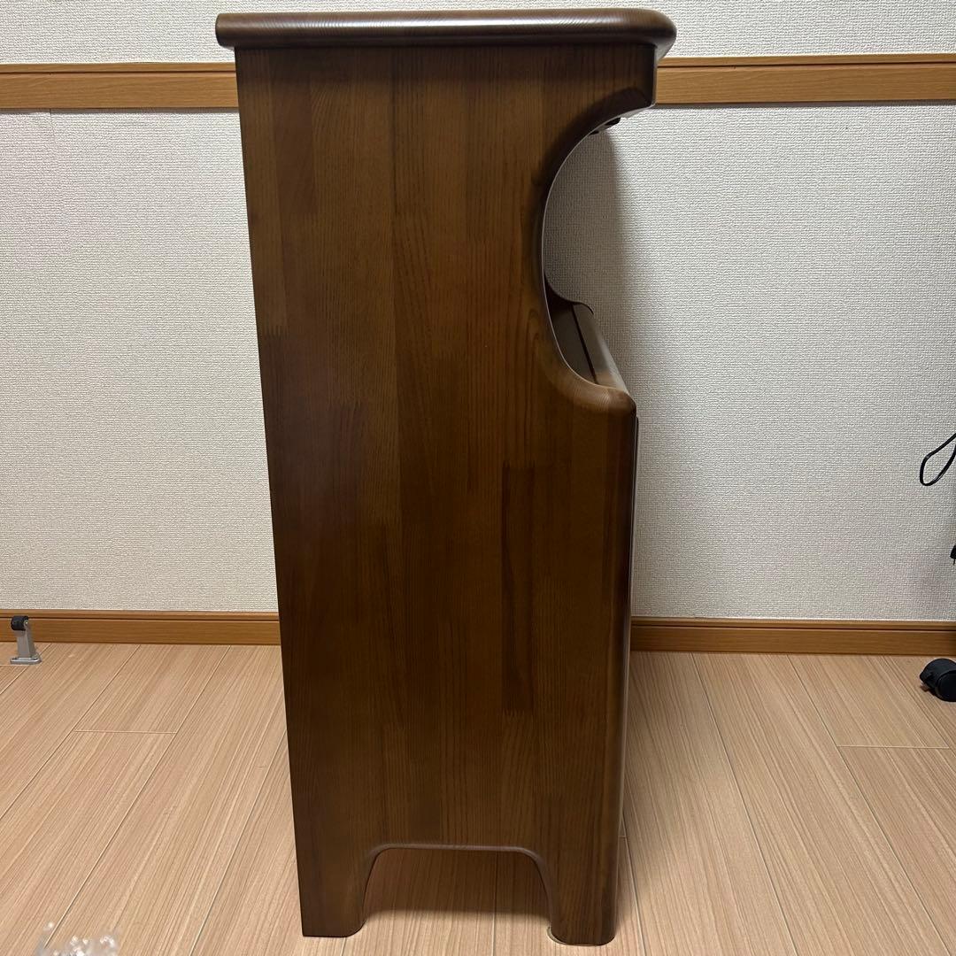 カリモク家具 電話台 FAX台 コンセント付き　karimoku 高級家具