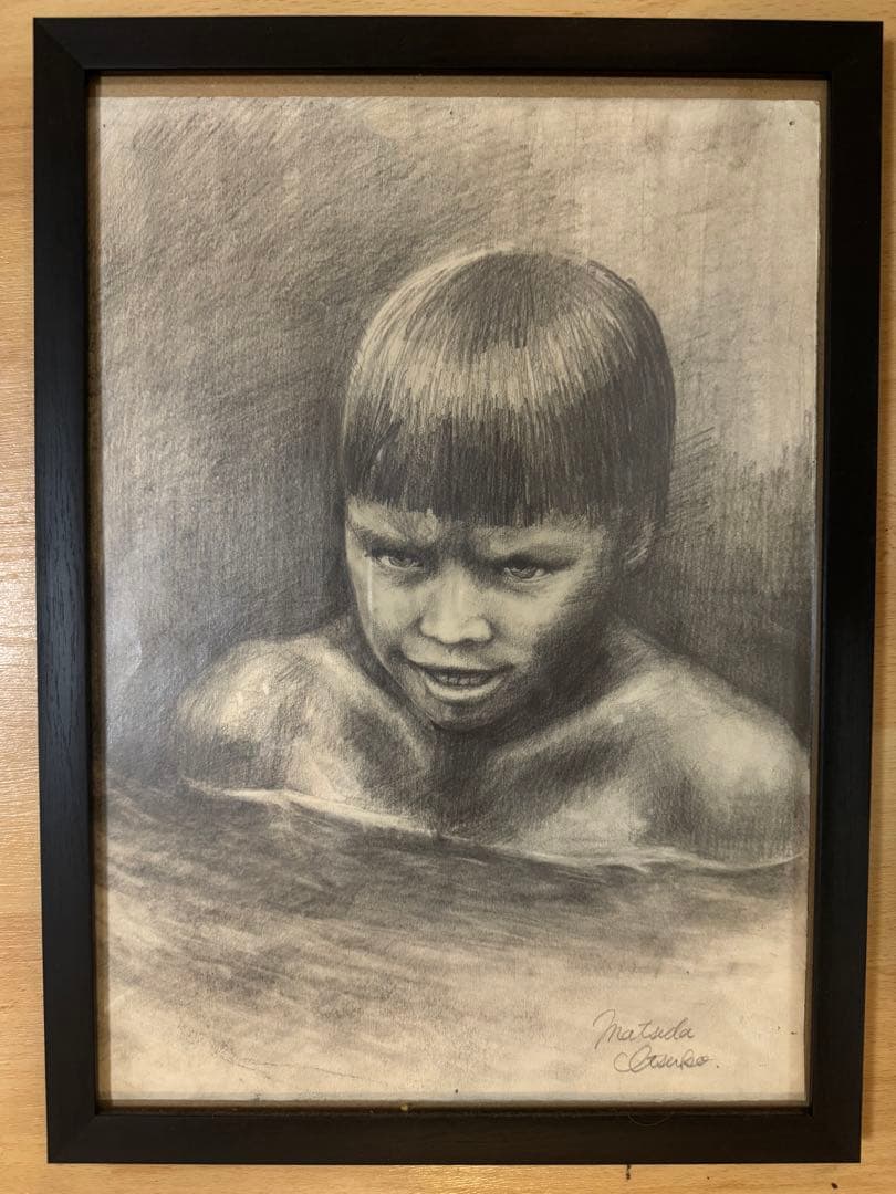 鉛筆画 復讐を決めた日