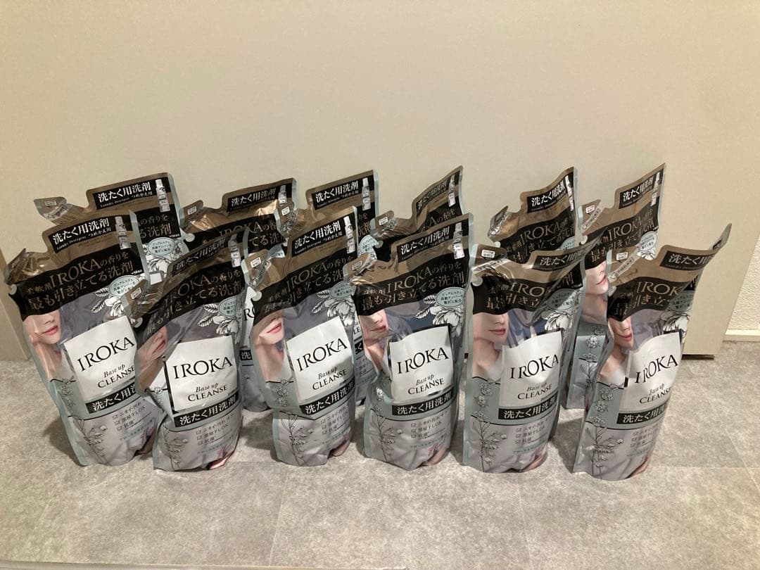 IROKA/イロカ ベースアップクレンズ（洗たく洗剤）つめかえ用 500g×1２