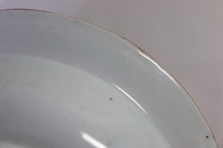 中国　明時代　染付花口鉢　大明年製銘1204