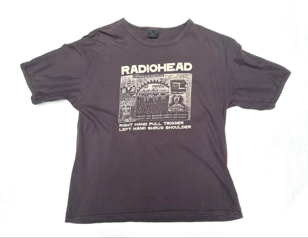 レディオヘッド/Radiohead 2001年ライブ Tシャツ