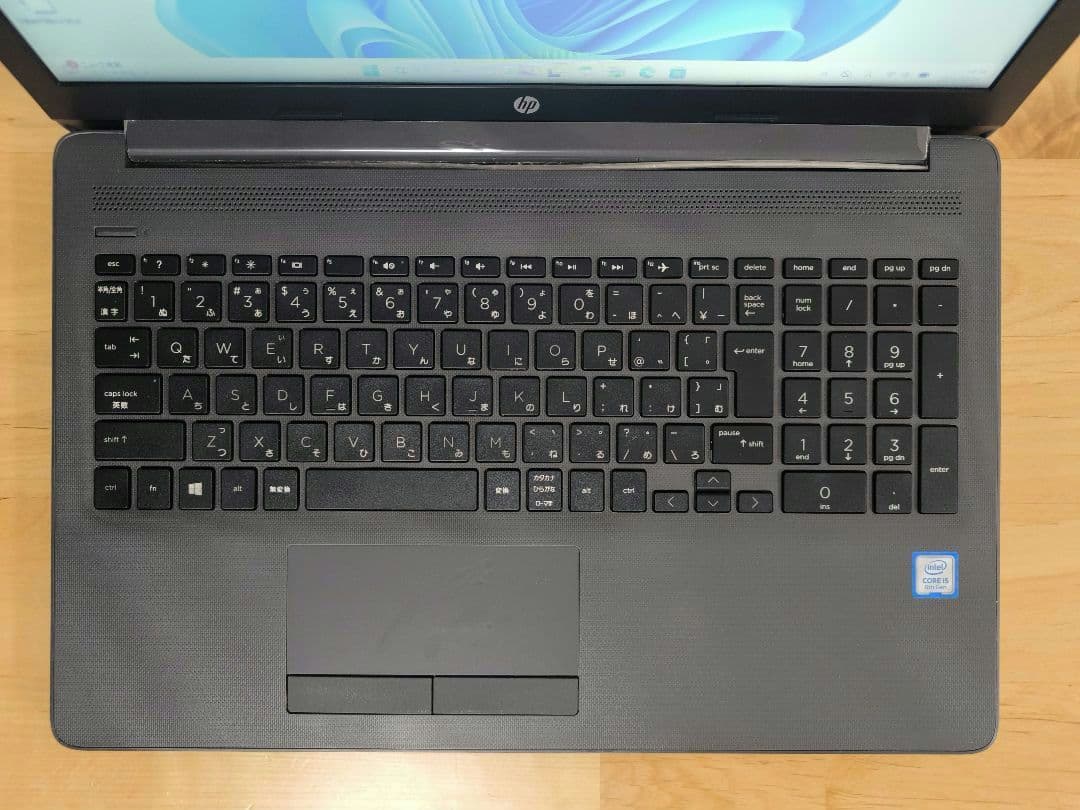 15.6型 hp ノートパソコン│i5 第8世代・Windows11│DVD