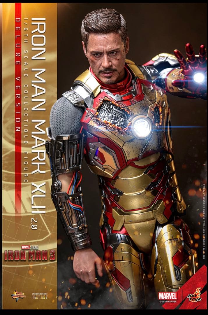 新品未開封アイアンマン・マーク42（2.0デラックス版）ボーナスアクセサリー付き