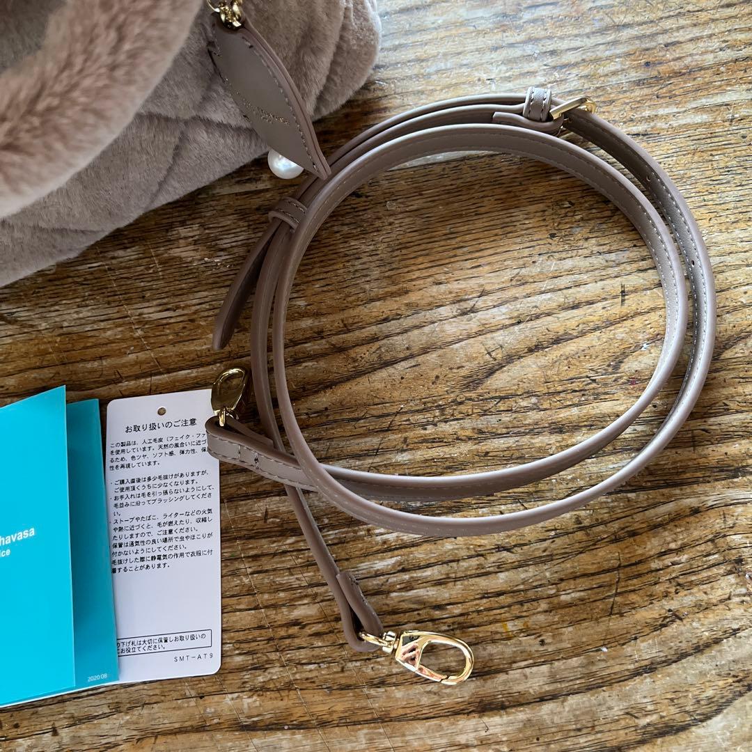 Samantha Thavasa ファーショルダーバッグ