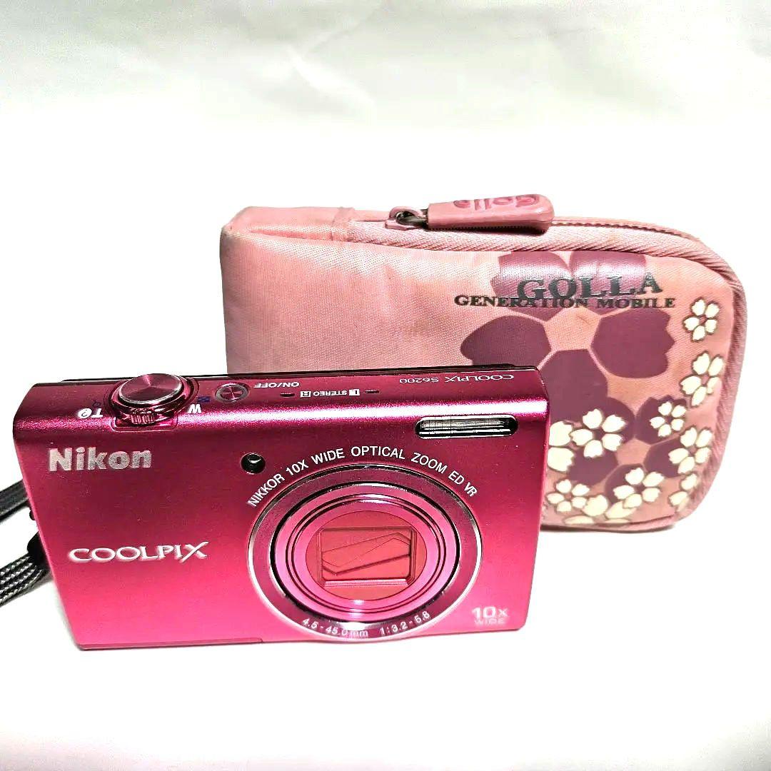 コンパクトデジカメ Nikon coolpix s6200 作動品 綺麗 11.