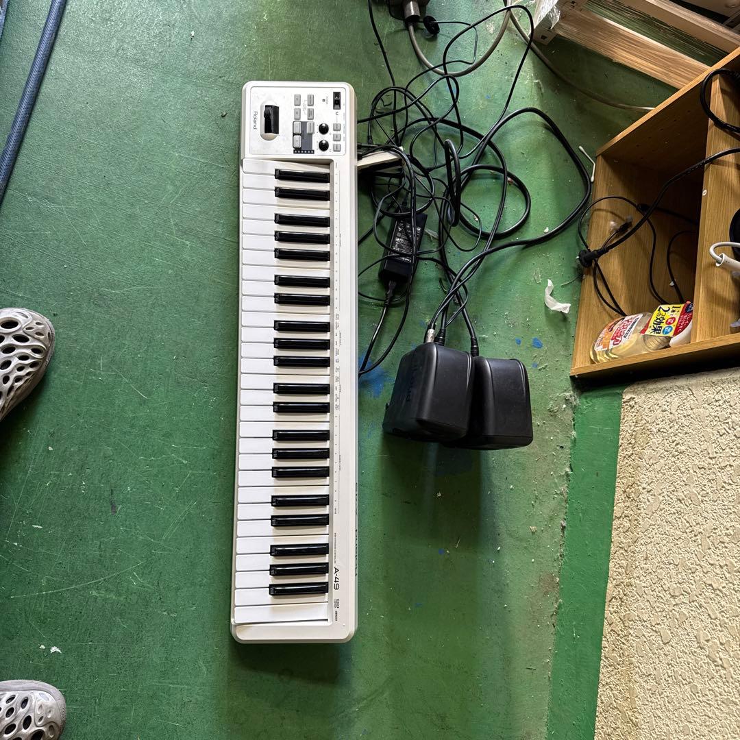 A-49 MIDIキーボード USB接続 スピーカー付