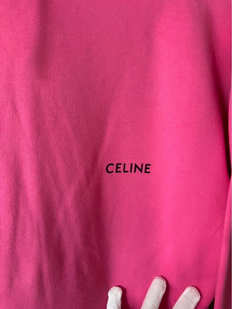 セリーヌ CELINE　ミニロゴルーズフーディー プルオーバー パーカー