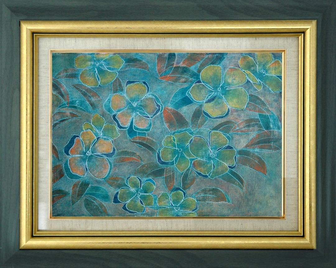 油絵 菅家令子 絵 絵画 インテリア F4-091716 花