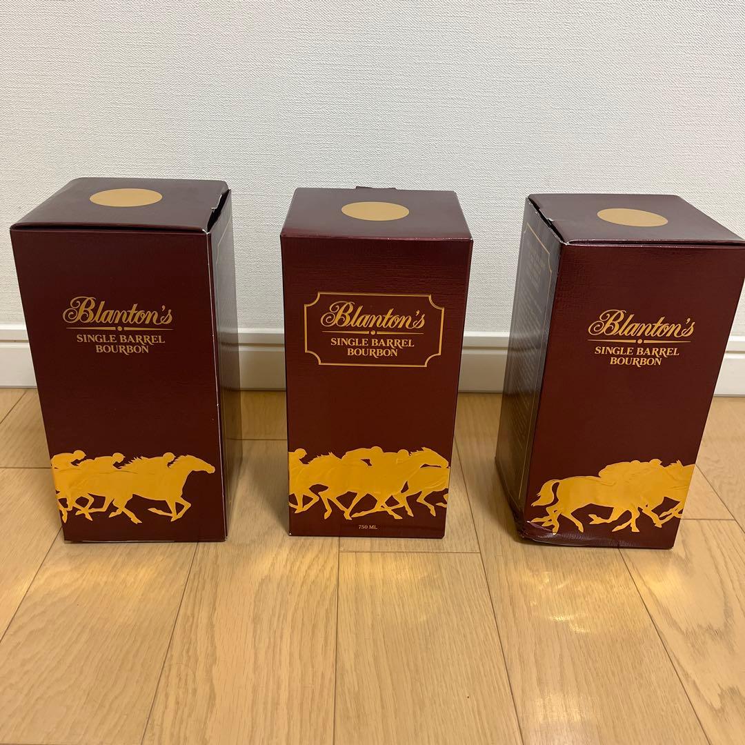Blanton's シングルバレルバーボン 三本セット