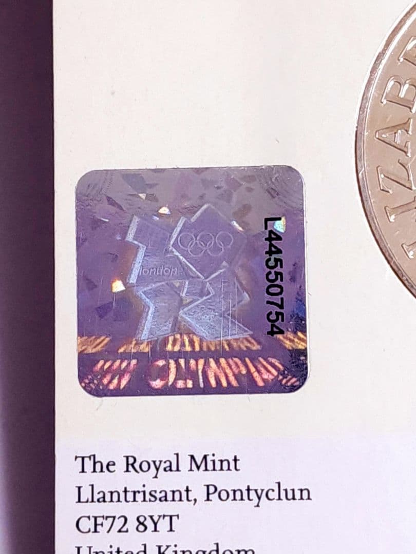 2009年～2012年 ロンドンオリンピックカウントダウン記念　イギリス5ポンド