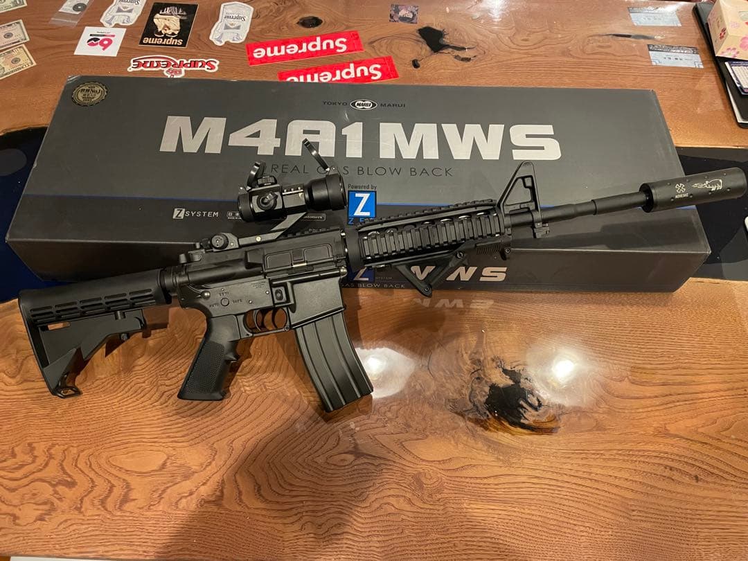 M4A1 MWS ガスガン スコープ付き