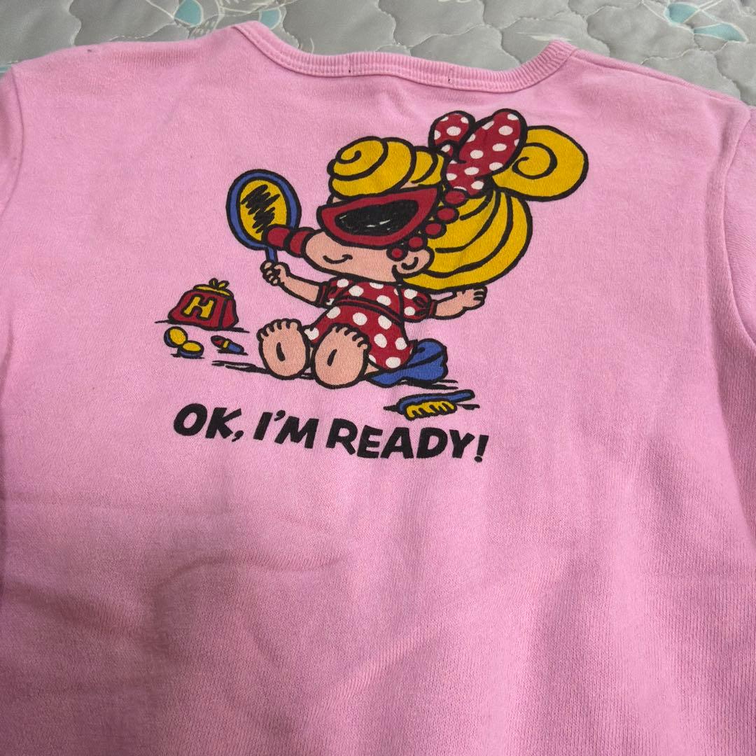 ヒスミニ　リボンミニーちゃん　くま　　レギンス　スウェットセット