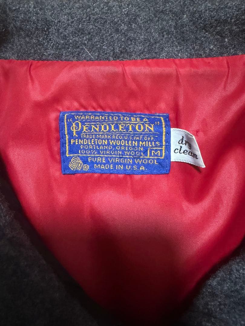 70s PENDLETON ウールジャケット　ブルゾン　Mサイズ　短丈　USA製