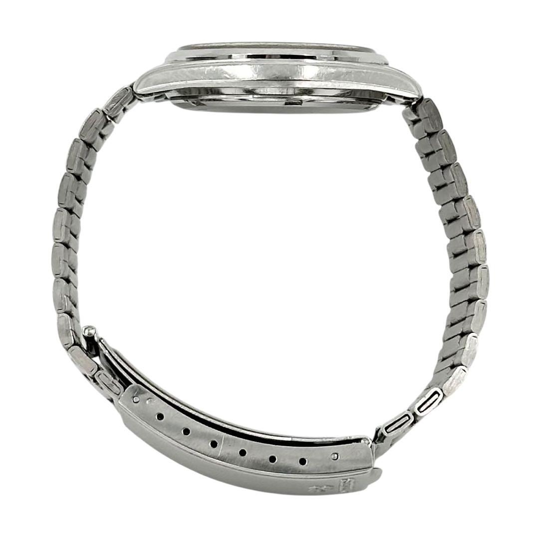 セイコー　腕時計　クオーツ　デイデイト　8223-7180 シルバー　メンズ