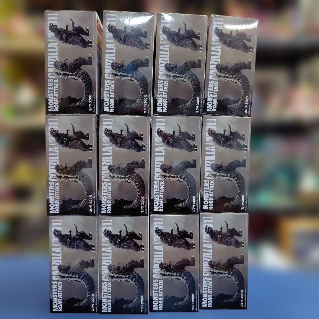 東宝怪獣シリーズ 怪獣咆哮撃 ゴジラ（2001） フィギュア　12個セット