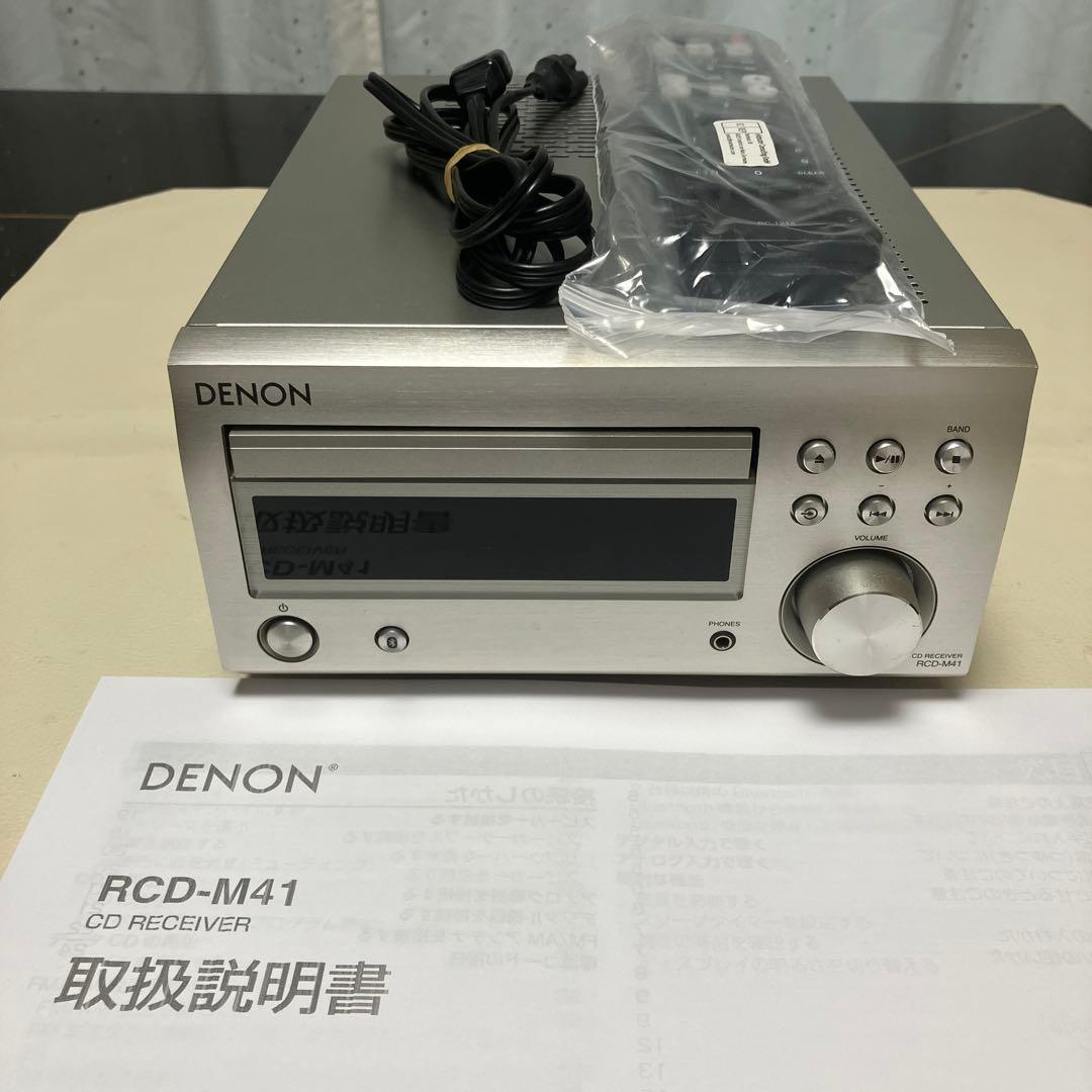 DENON CD RECEIVER RCD-M41 動作品 2018 年製