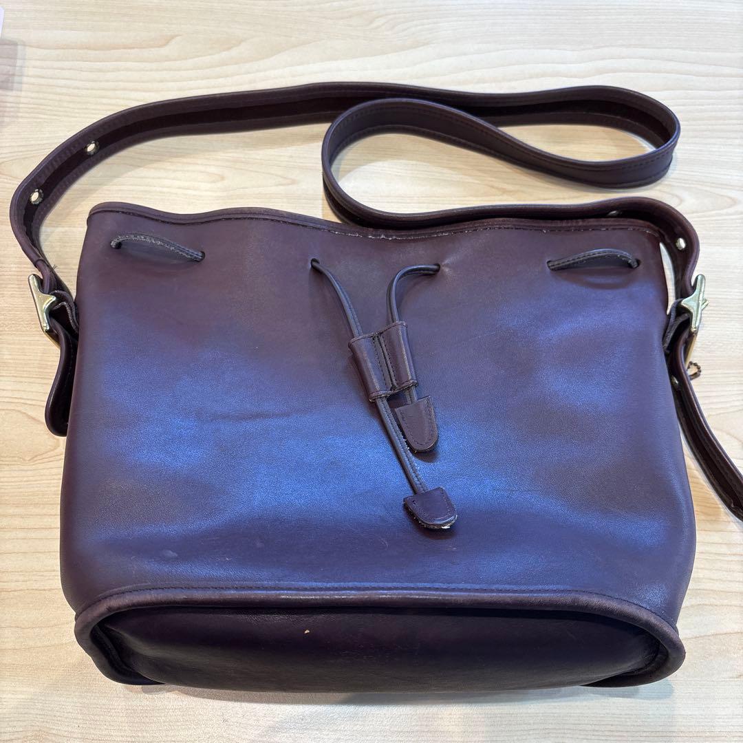 COACH ダークブラウン ショルダーバッグ