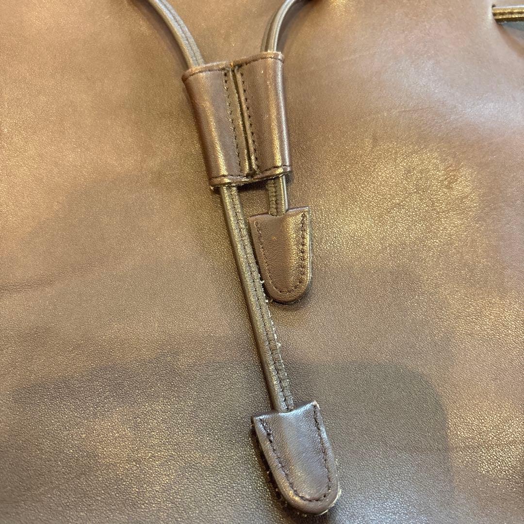 COACH ダークブラウン ショルダーバッグ