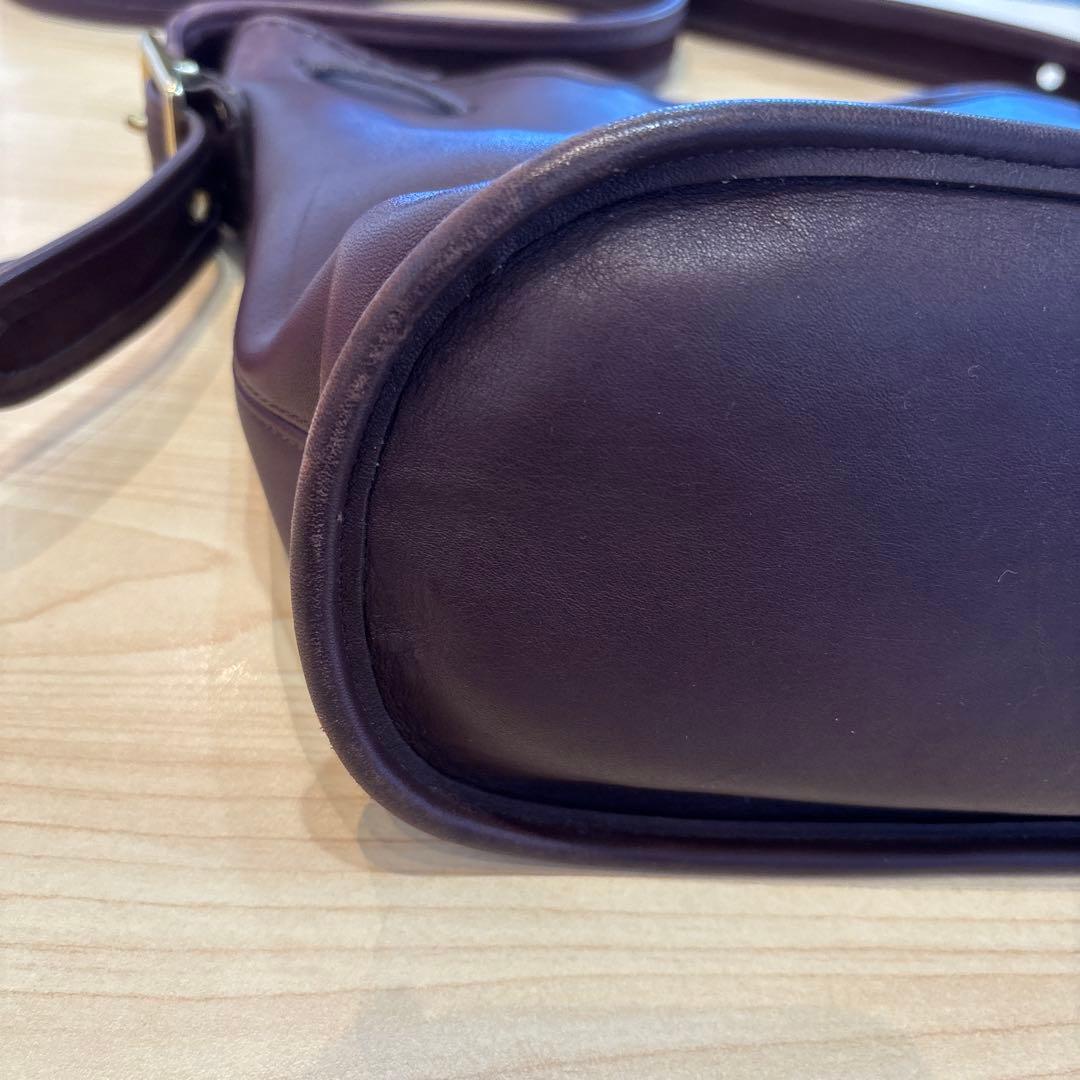 COACH ダークブラウン ショルダーバッグ