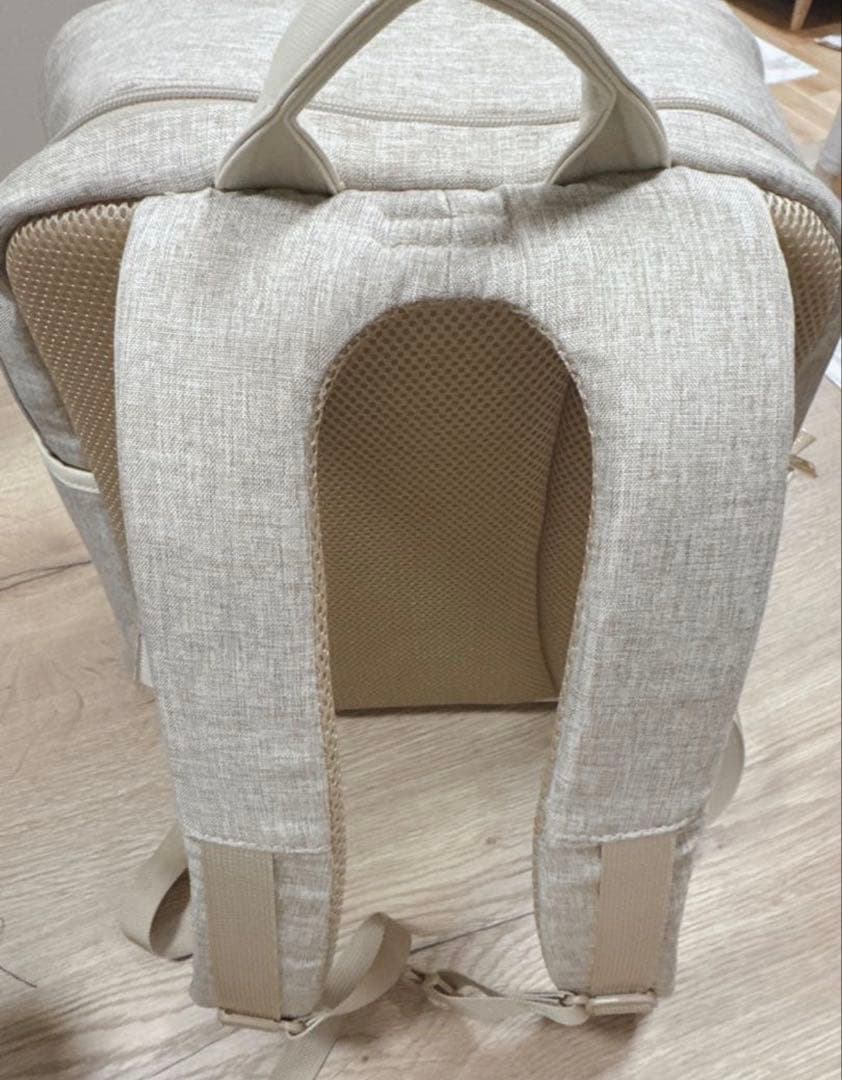 【未使用】monchéri パイピングリュックキャリー