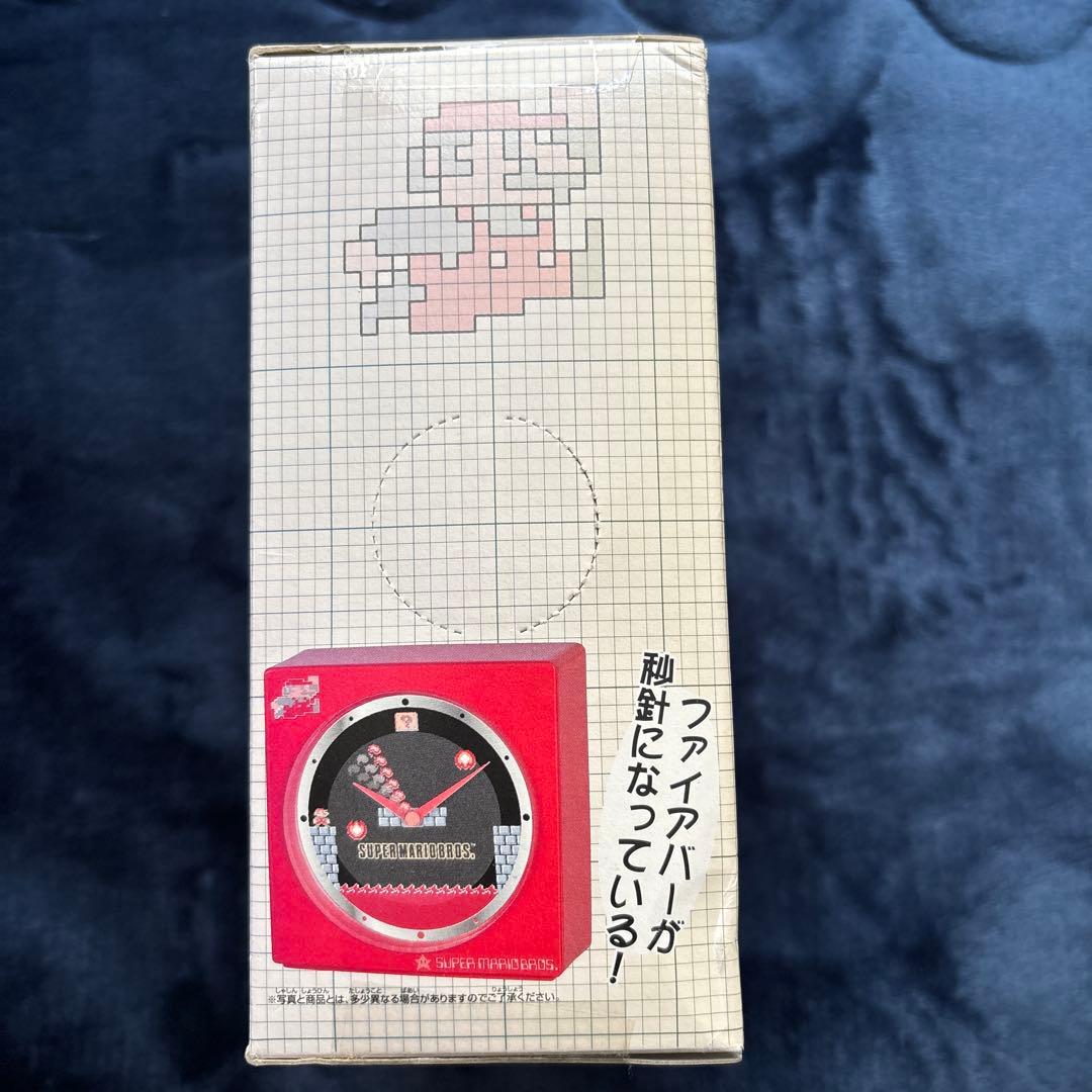 【未開封】スーパーマリオブラザーズ 卓上クロック 置き時計 バンプレスト 箱付き
