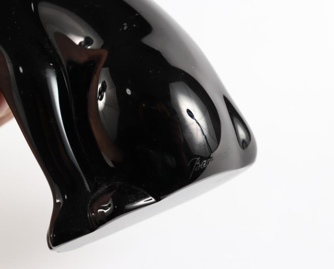 Baccarat バカラ クリスタルエジプシャン キャット ブラック 猫