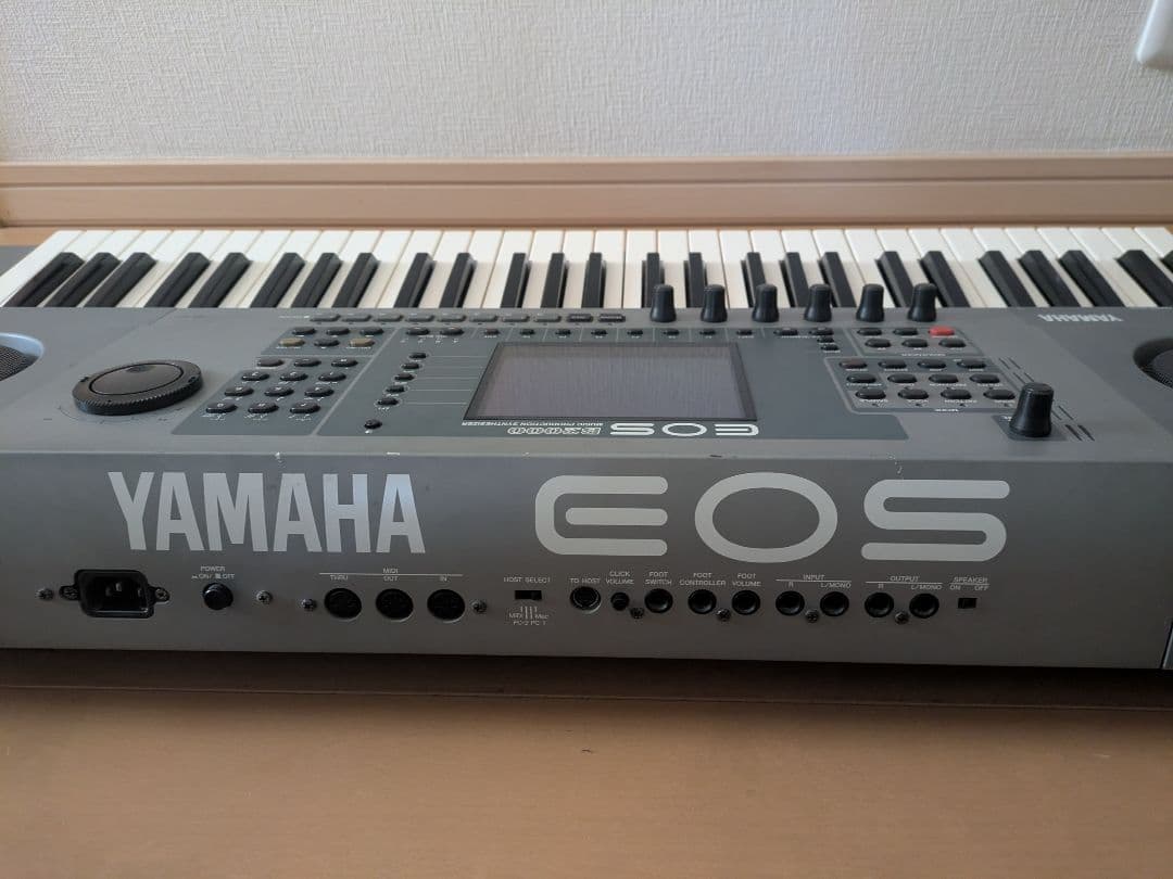 ヤマハ　シンセサイザー　EOS B2000　テストモード基本動作確認