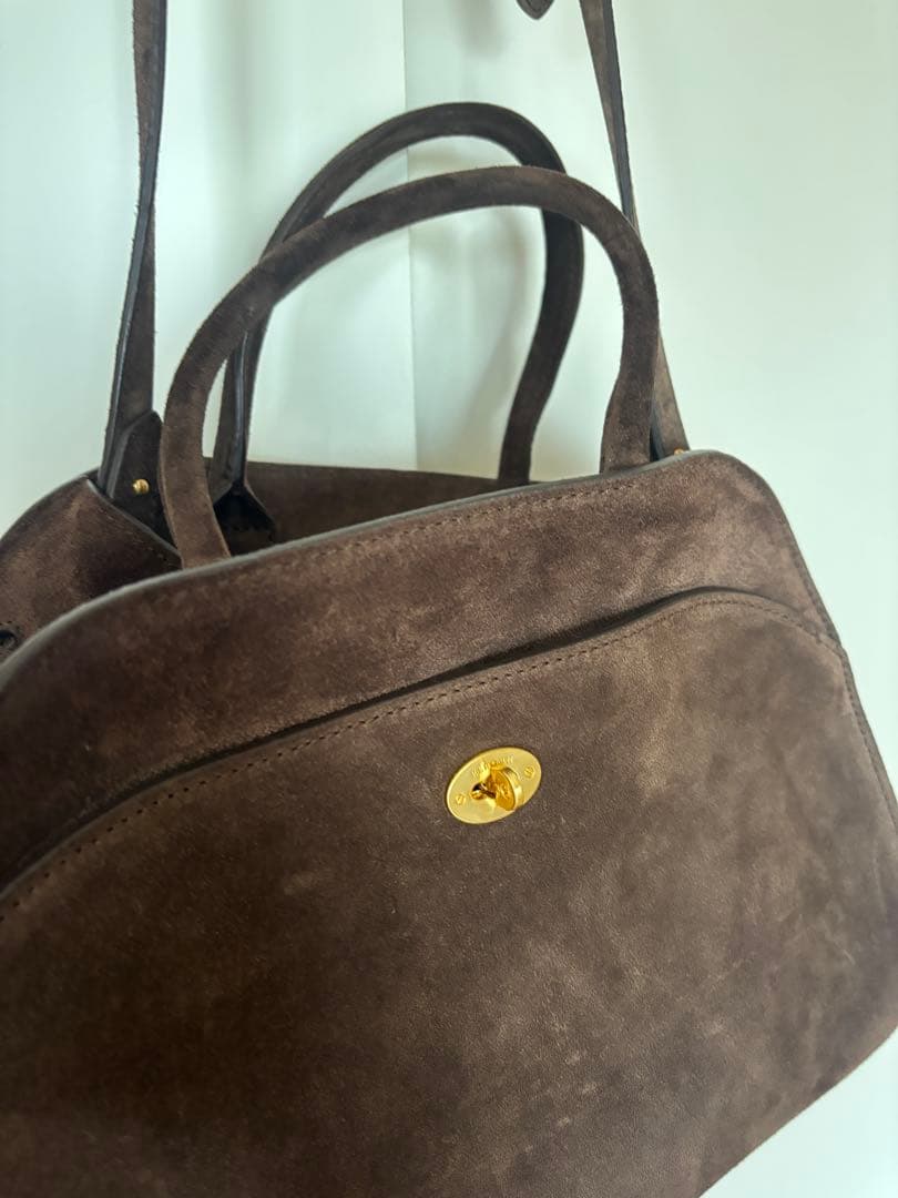 バッグ Elborn Momet Suede Mini Bag