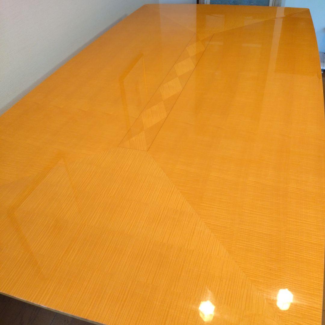 松創 ダイニングテーブル 6人掛け シカモアメープル 大塚家具 大型 W200㎝