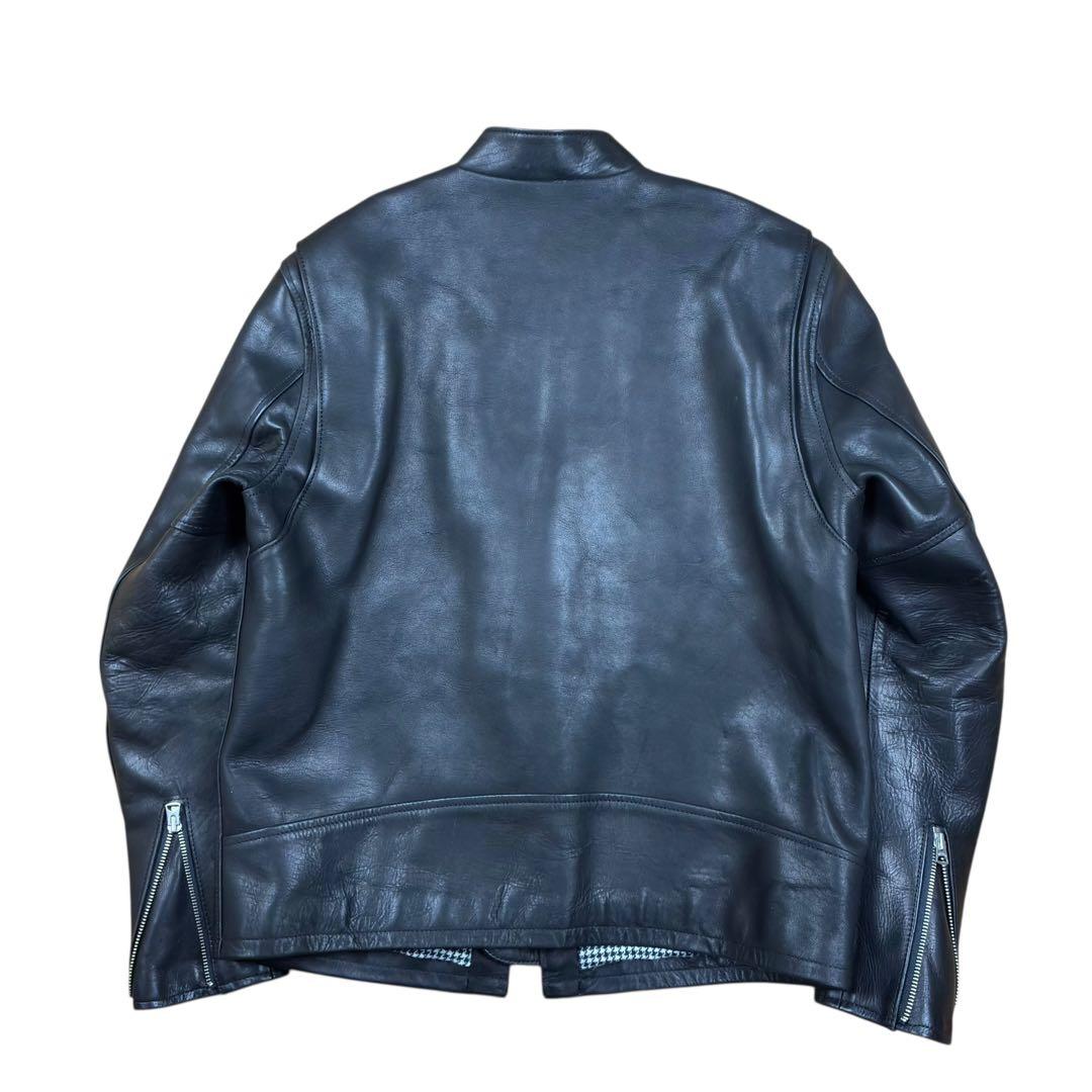 GANGSTERVILLE シングル レザー ライダース ジャケット M