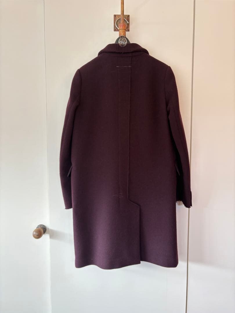 【美品】Maison Margiela ⑥パープル チェスターコート42