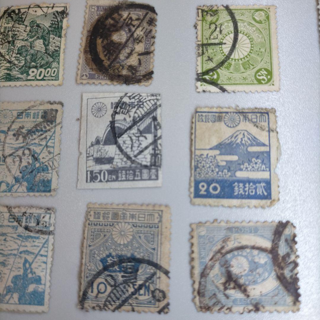 2338  銭位古切手 使用済68枚まとめ