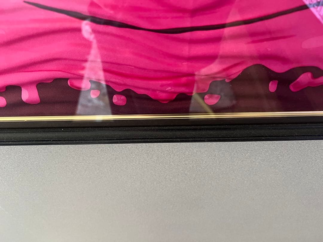 エルメス アートフレーム ピンク Hのロゴ　2/8までの出品