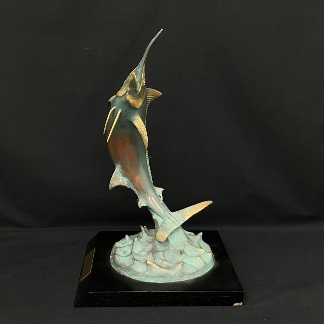 ヘミングウェイ 生誕100周年記念 老人と海 カジキ ブロンズ像 62/1999