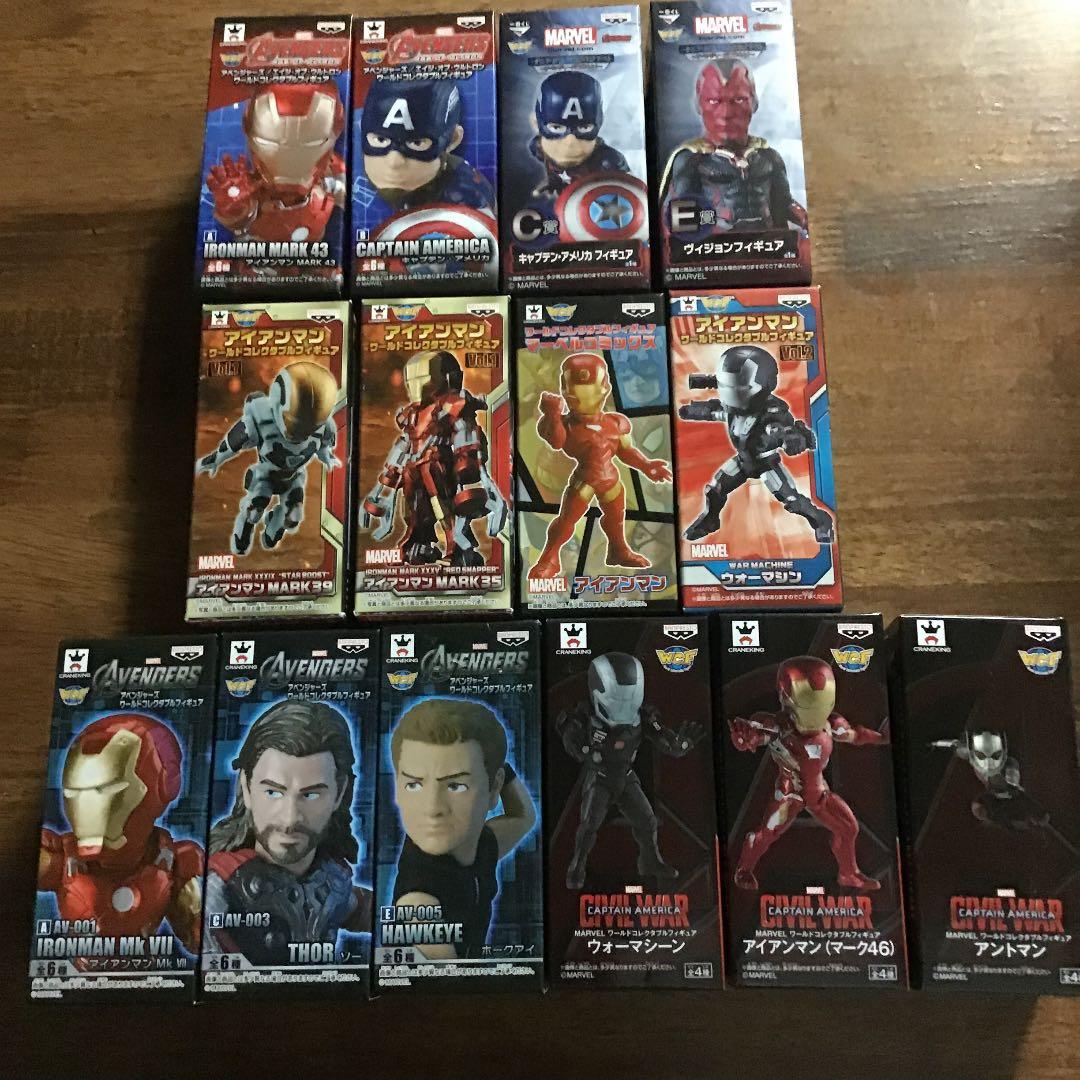 マーベル　アイアンマン他　アベンジャーズ　ワーコレ フィギュア