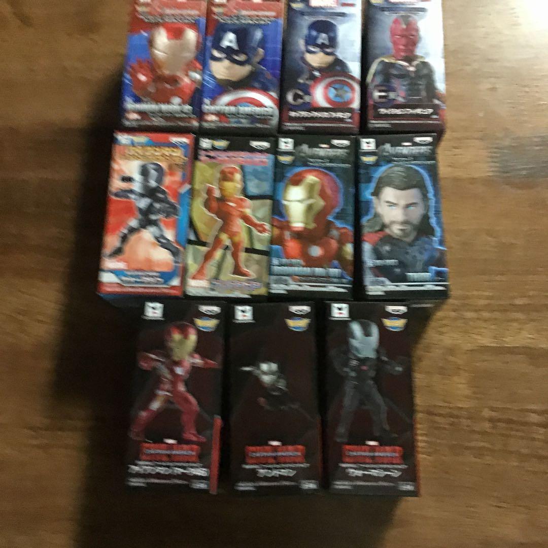 マーベル　アイアンマン他　アベンジャーズ　ワーコレ フィギュア