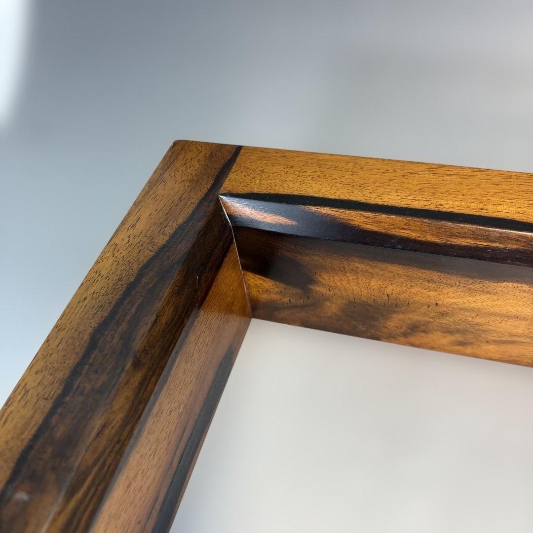 【中古品】黒柿炉縁（紙箱）USED〈税込・送料込〉