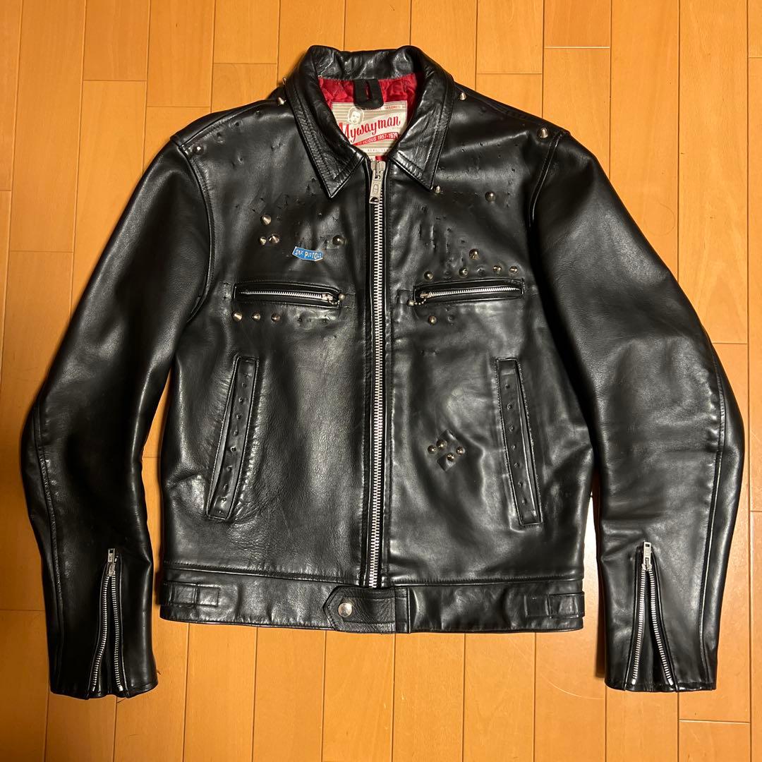 Mywayman シングルライダース 38 シドジャン666 punks レザー