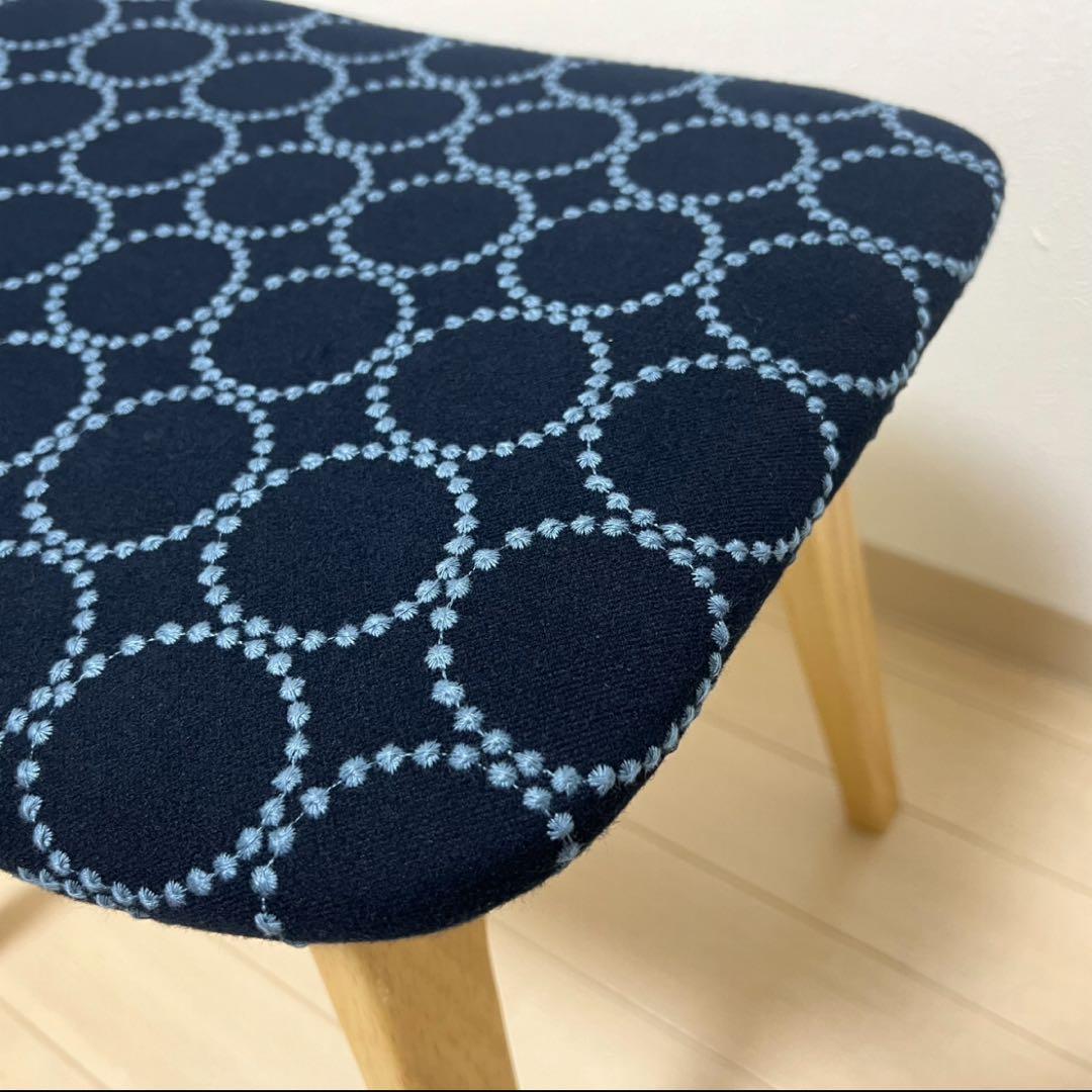 ミナペルホネン dop タンバリン 細脚 スツール 【インディゴ】椅子 ベンチ