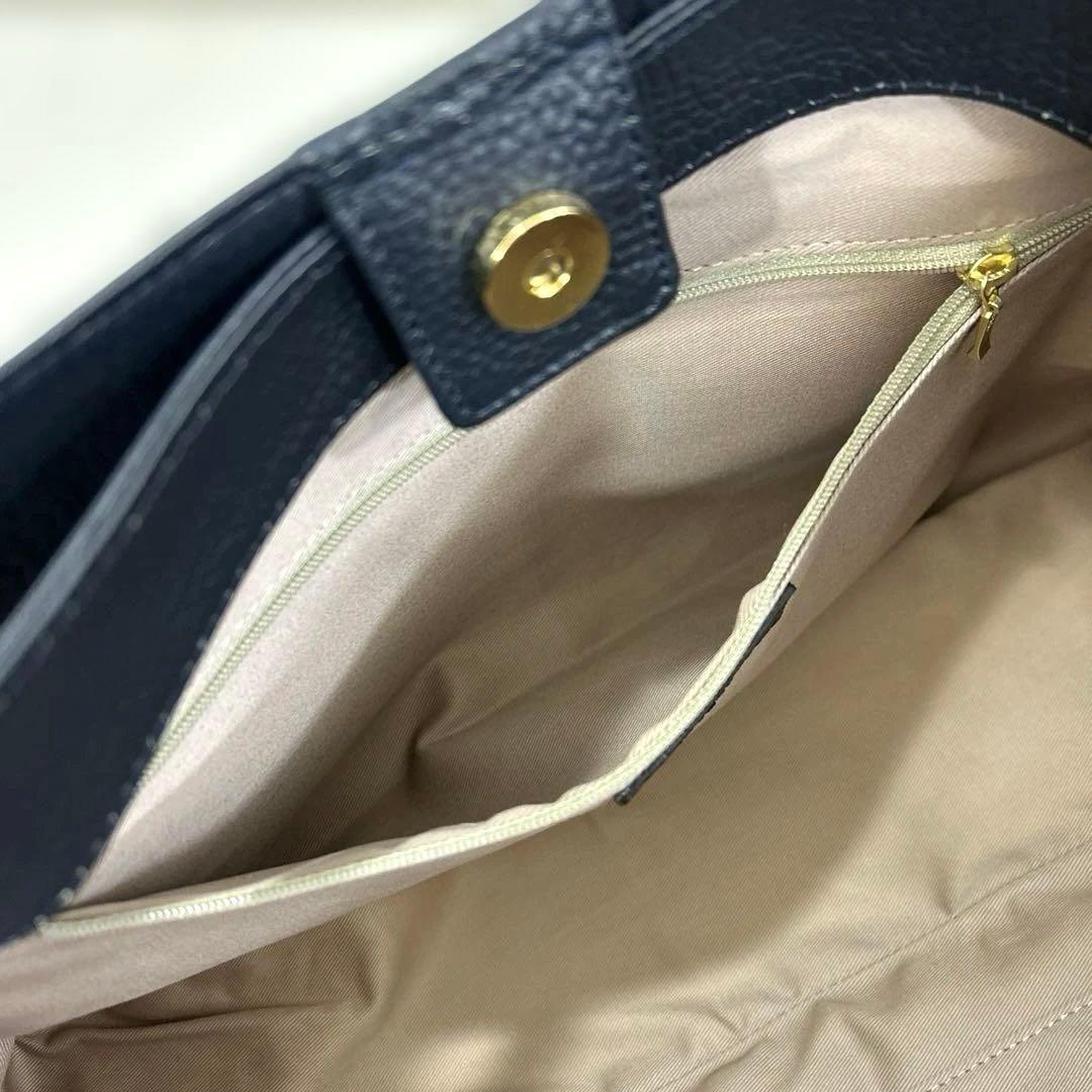 アタオ　ATAOエルヴィ ホワイトデニム ショルダーバッグ