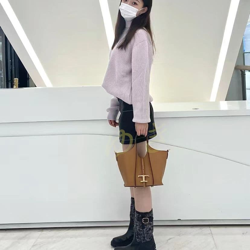 T タイムレス　レザー　トートバッグ トッズショルダーバッグ