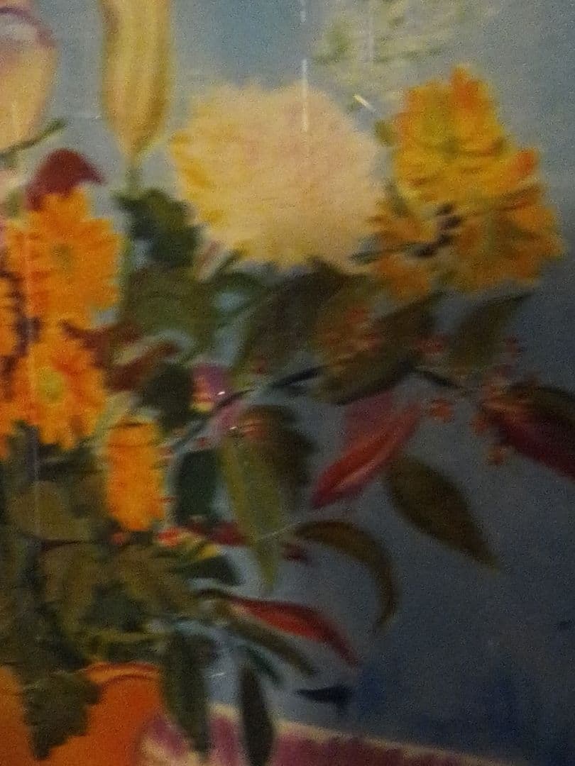 絵画 fleurs de printemps dans un vase