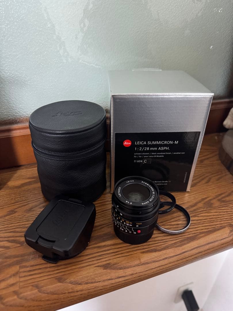 美品Leica ライカズミクロン M28mm F2.0 ASPH. 11604C