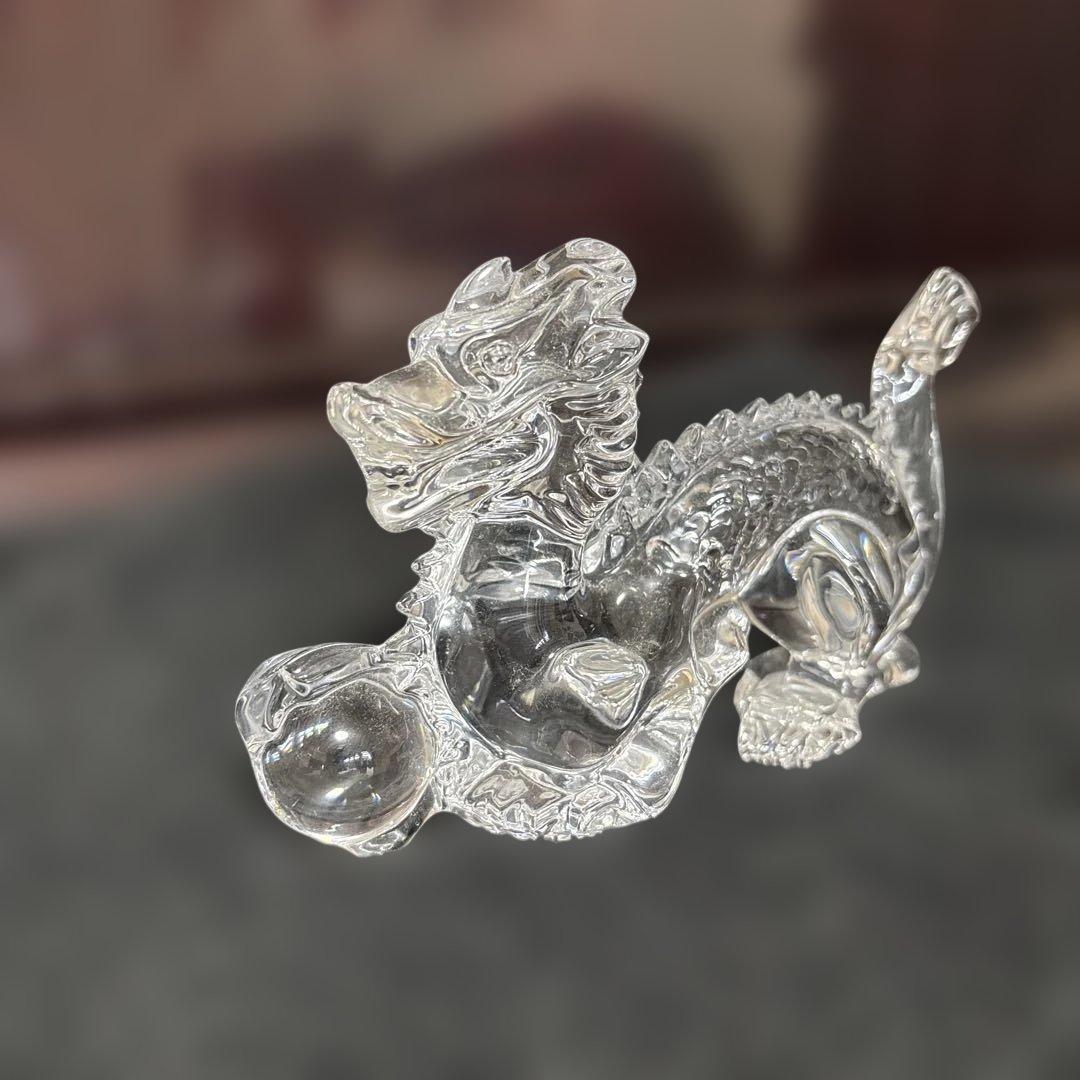 バカラ 干支 ドラゴンクリスタル置物