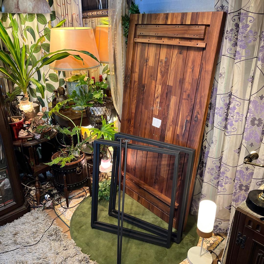 ☆hinotsuki☆引き取り価格 ウォールナット無垢　ダイニングテーブル