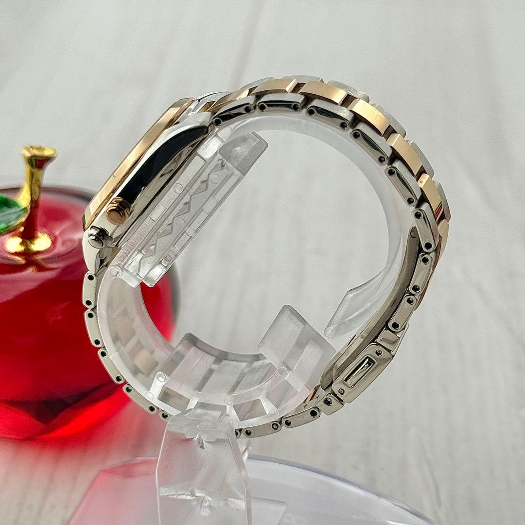 ☆電波ソーラー☆004 セイコー ルキア 1Pダイヤ シェル文字盤 レディース