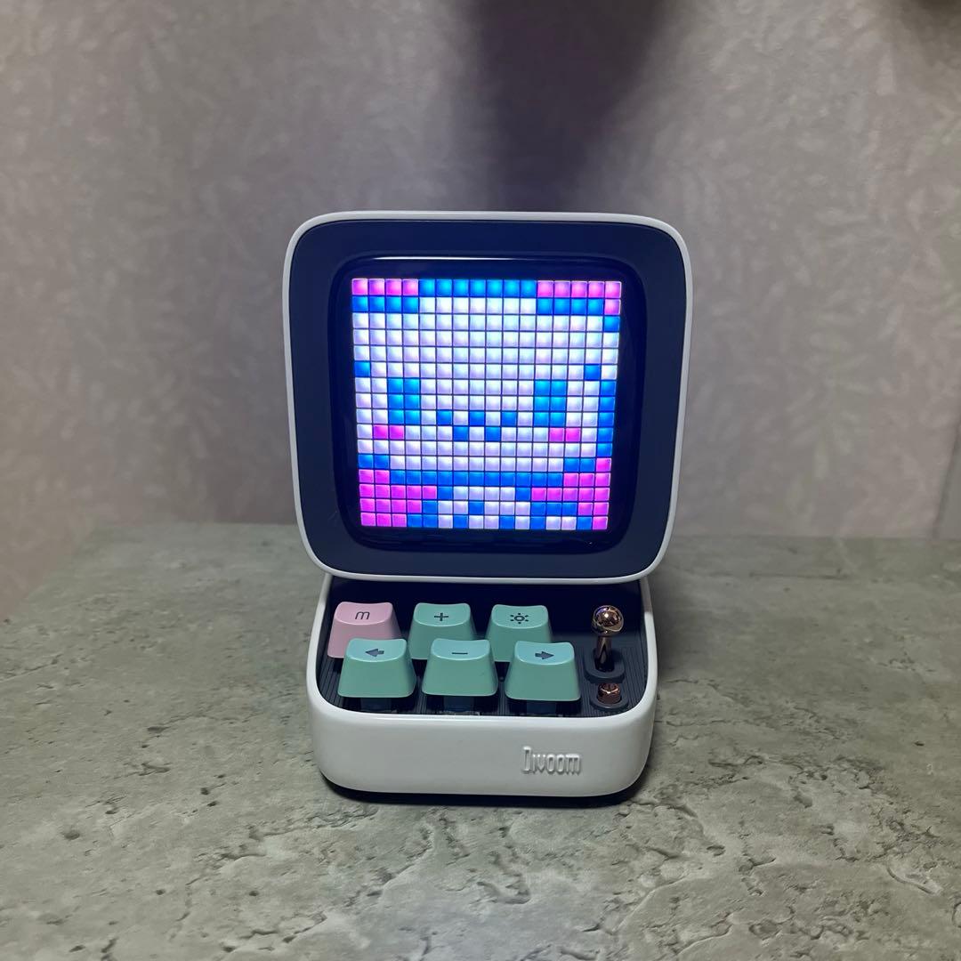 お値下げ! Divoom Ditto Pro ホワイト/ミント スピーカー