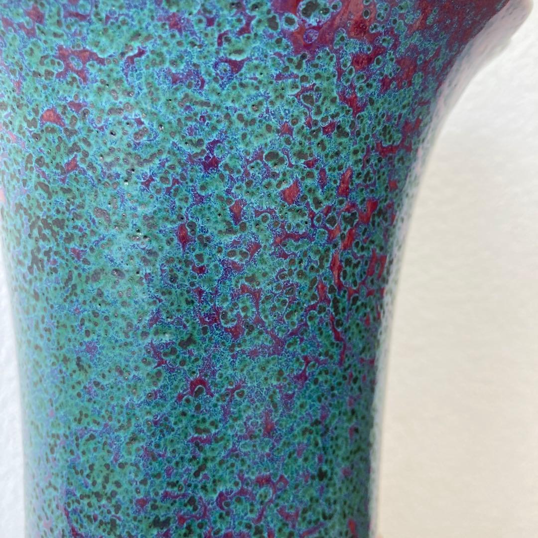 有田焼　四朗窯　紫筒花瓶