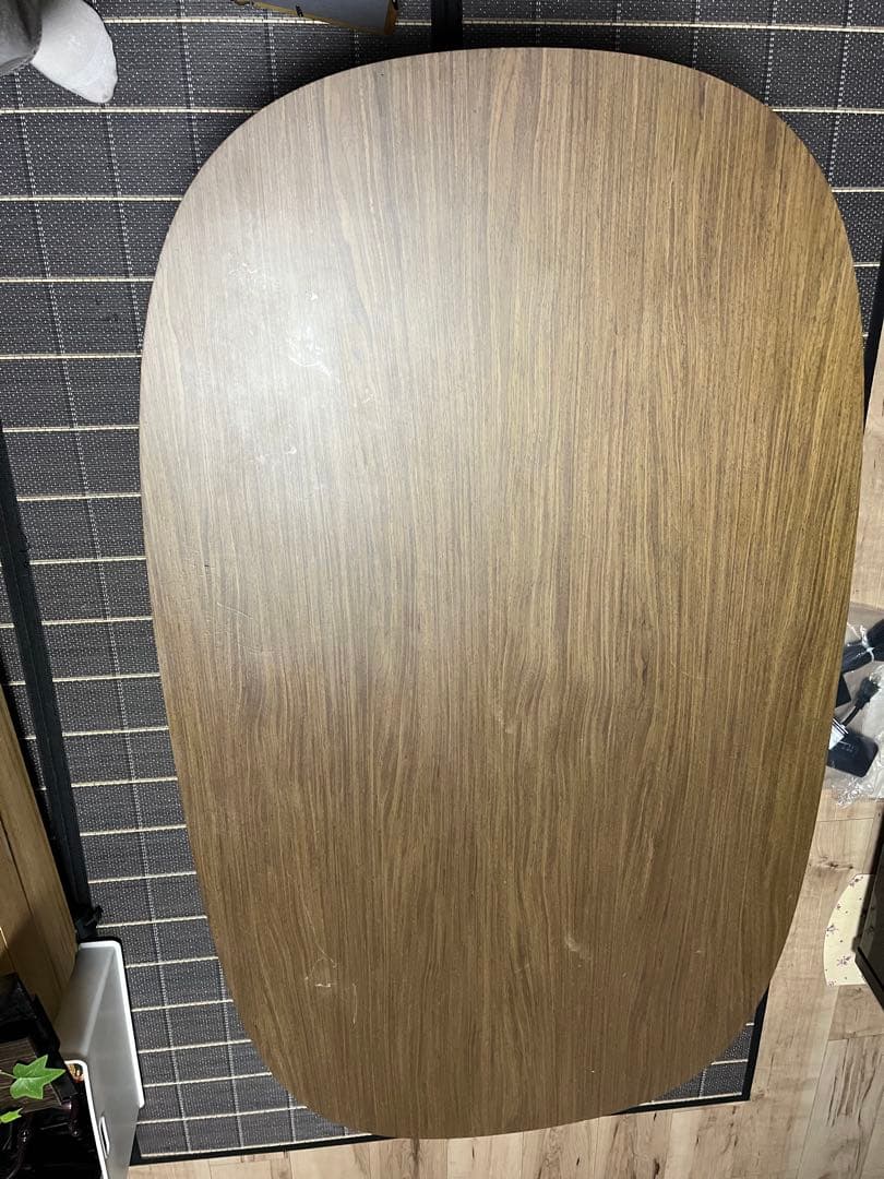 無印良品 こたつにもなるローテーブル ダークブラウン 大