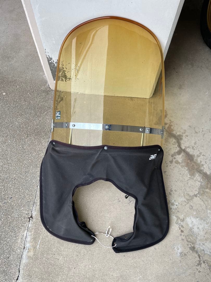 旭風防　アサヒ風防　ロング　キバミ　黒